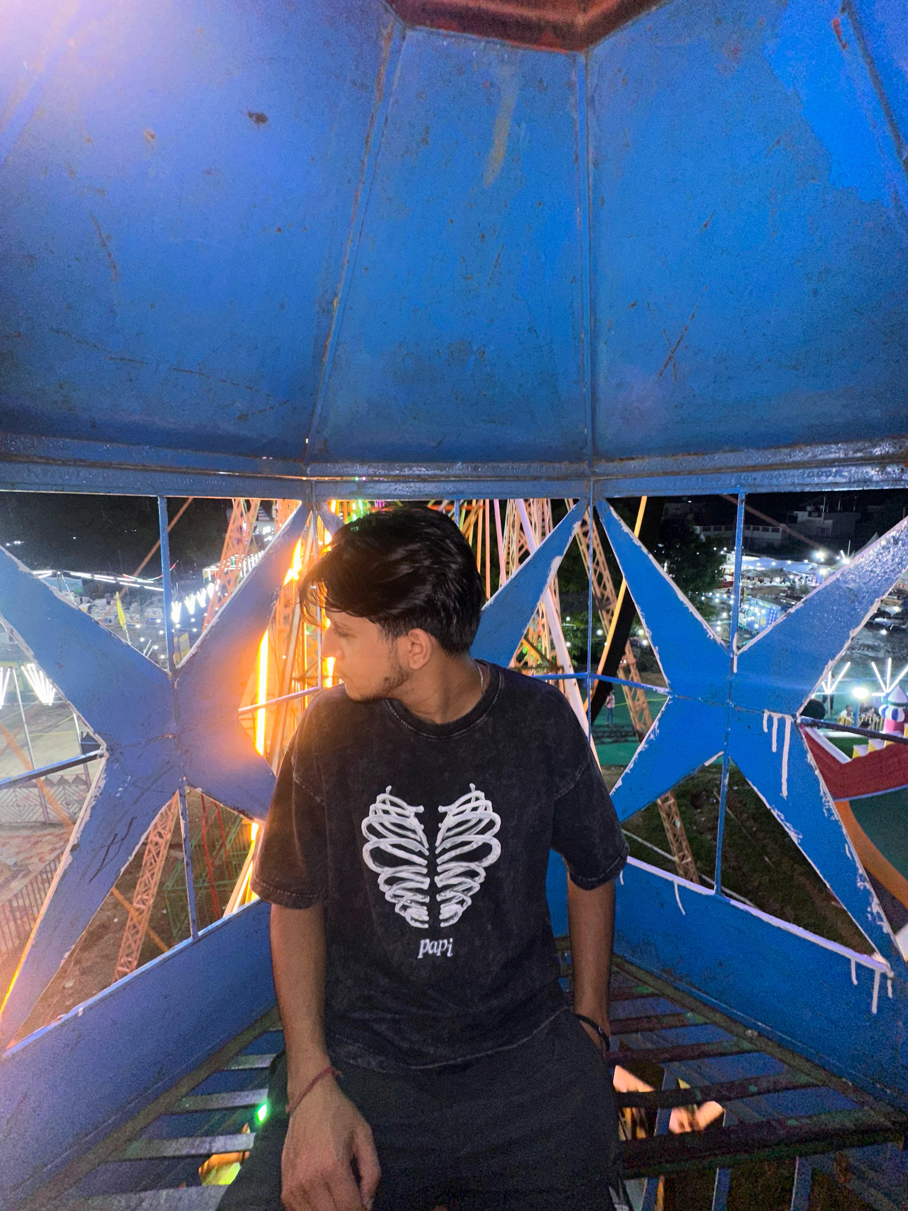 Car with man on death valley